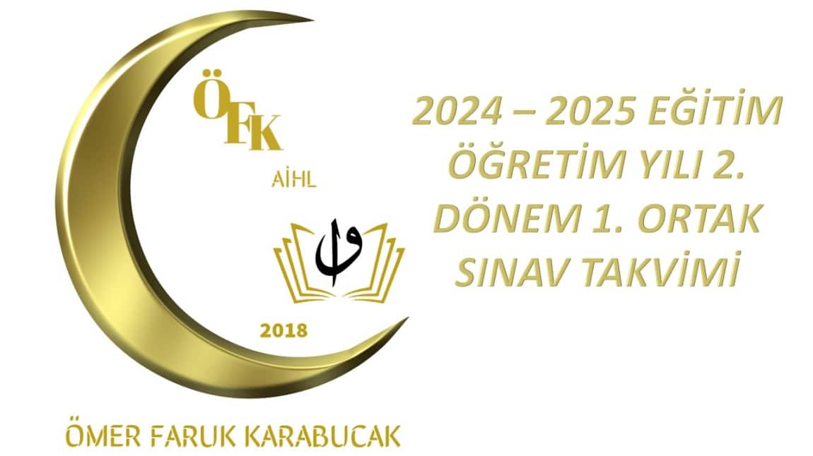 2. DÖNEM ORTAK SINAV TAKVİMİ BELLİ OLDU